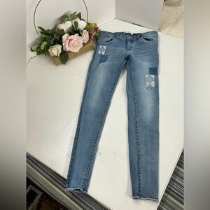 Levi's Kids Light Blue Jeans with Floral Patches